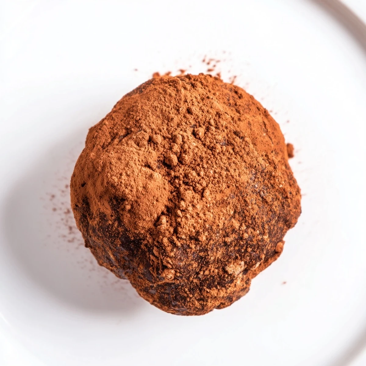 These bite-sized Date & Walnut Truffles, dusted with cocoa, look like a delicious dessert indulgence.