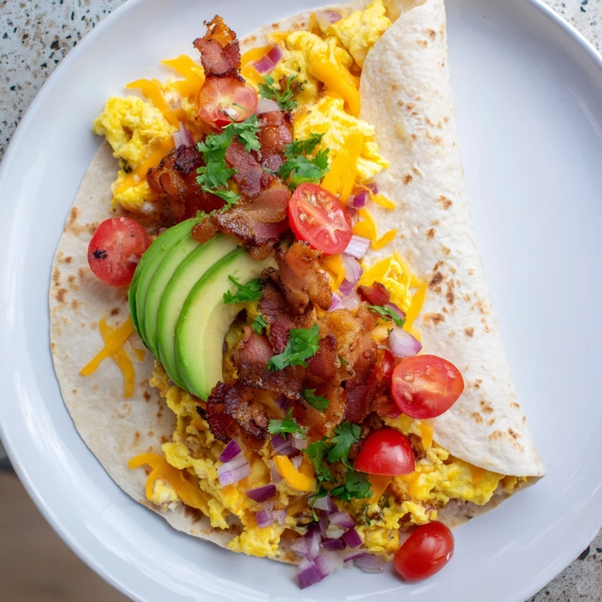 Easy Festive Breakfast Burrito Wraps #95