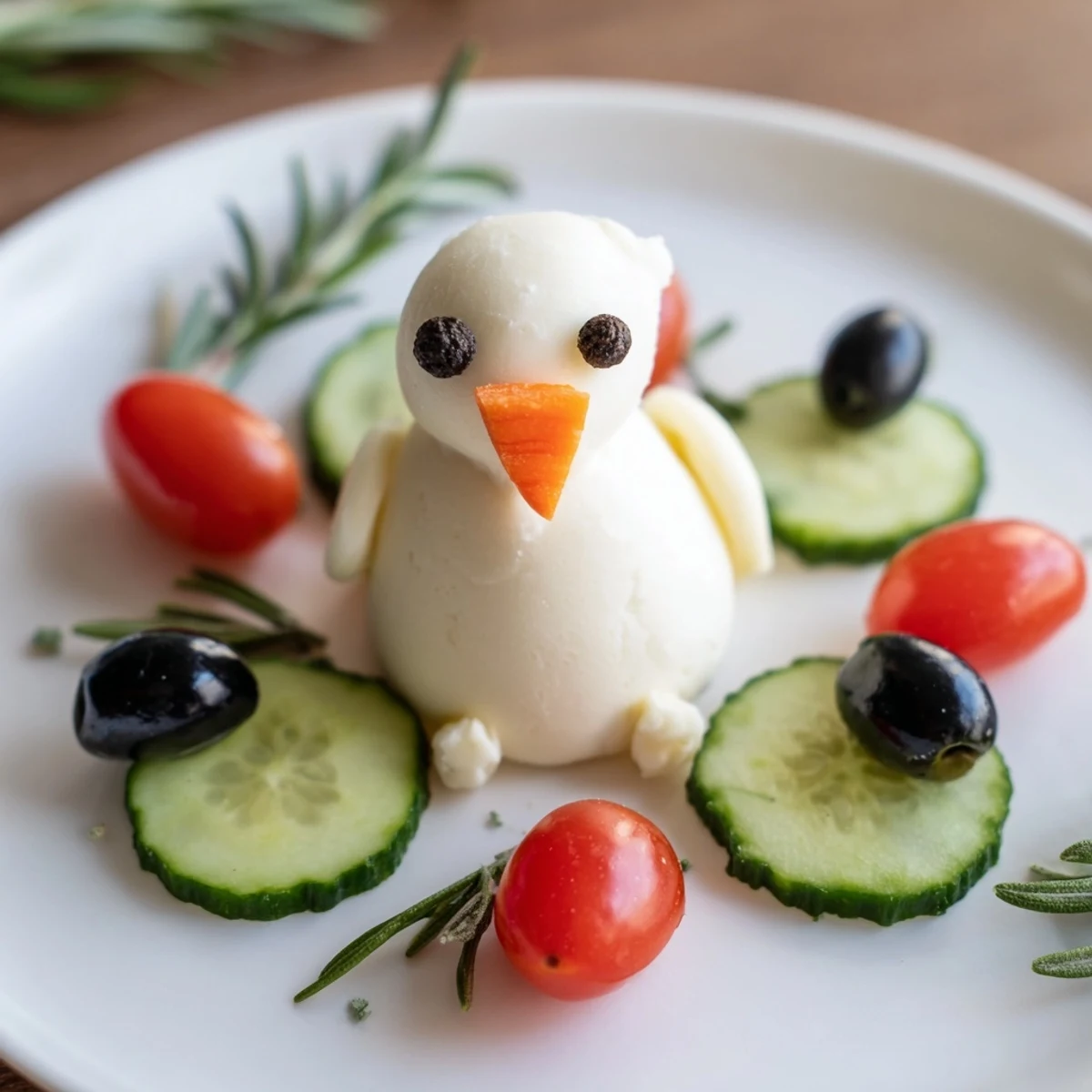 Delicious Peace Dove Christmas Olive Platter, filled with olives, cheese, and fresh veggies.