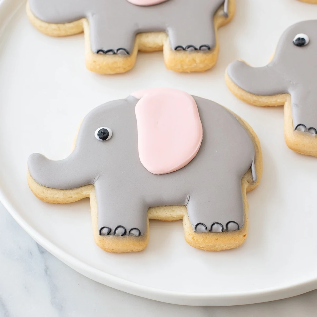 Giant Elephant Sugar Cookies