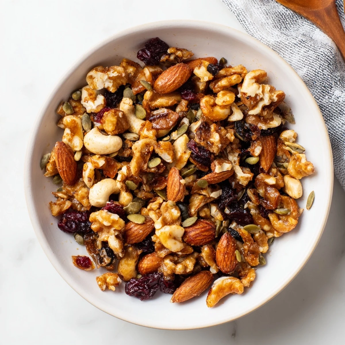 Golden and crispy Squirrels Gourmet Nut Bowl, perfect for serving as a quick, flavorful treat.