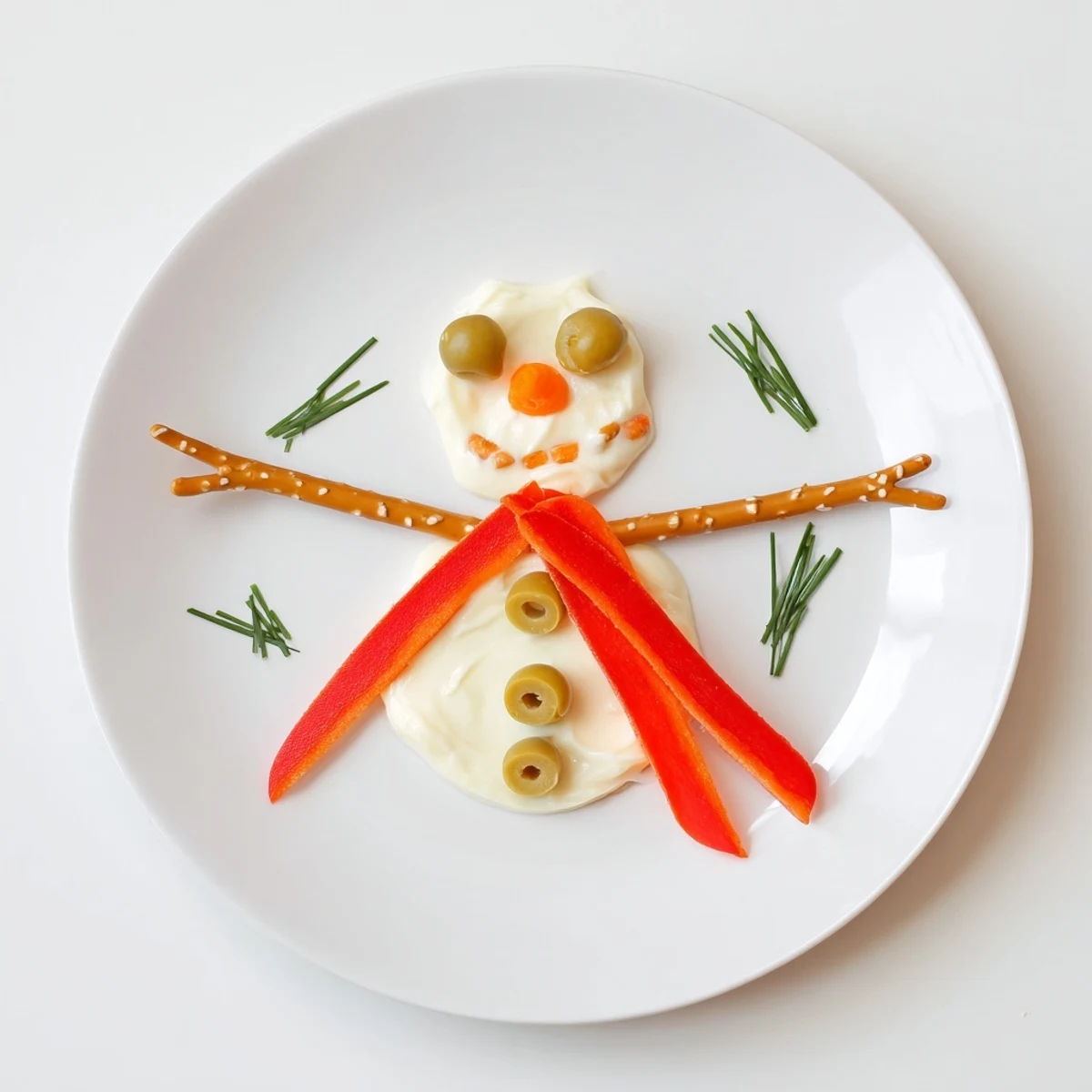 Imagine the charming Melted Snowman Dip Bowl, ready to be scooped up with crackers at your party.