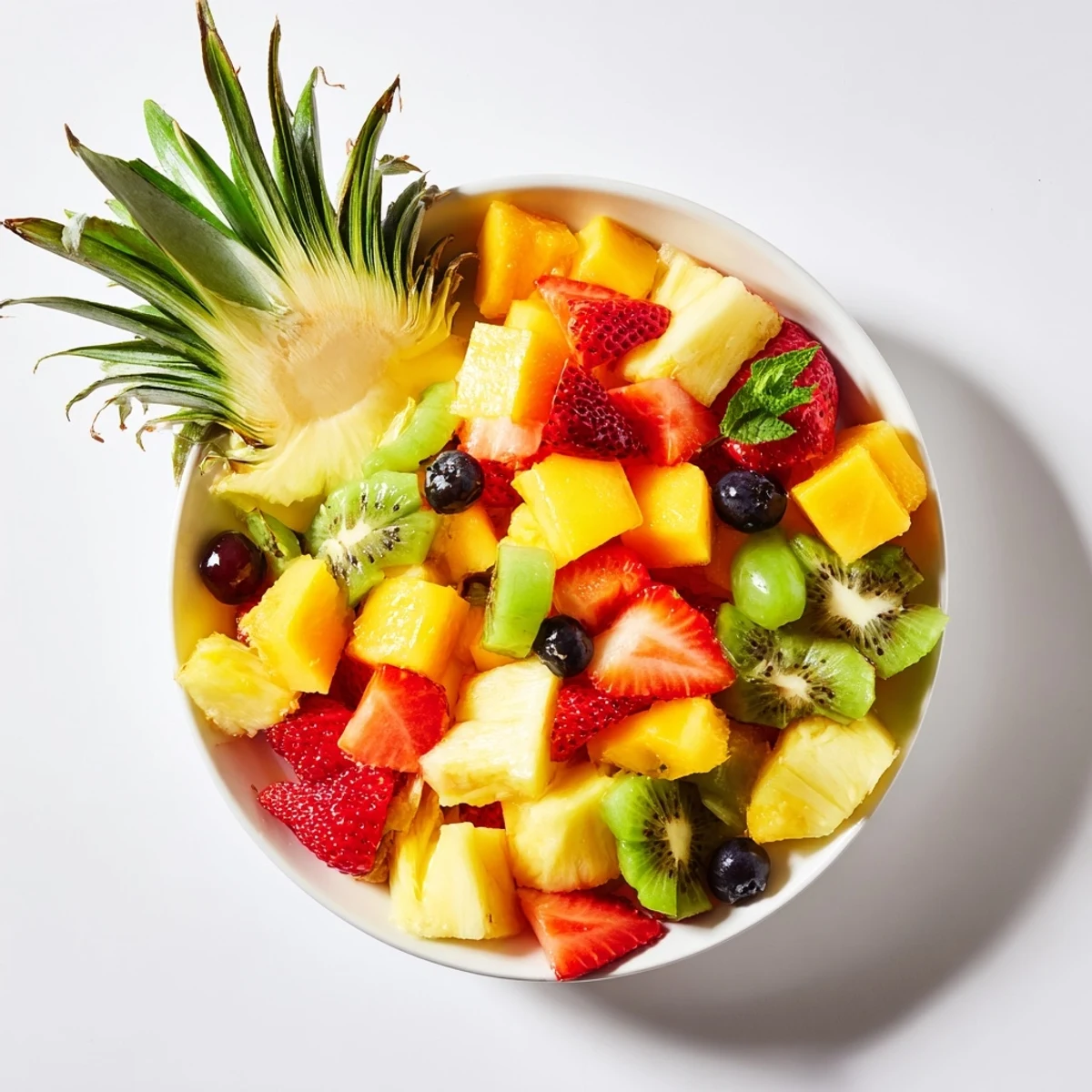 Enjoy this stunning, refreshing Tropical Pineapple Fruit Boat recipe, perfect for a summer dessert!