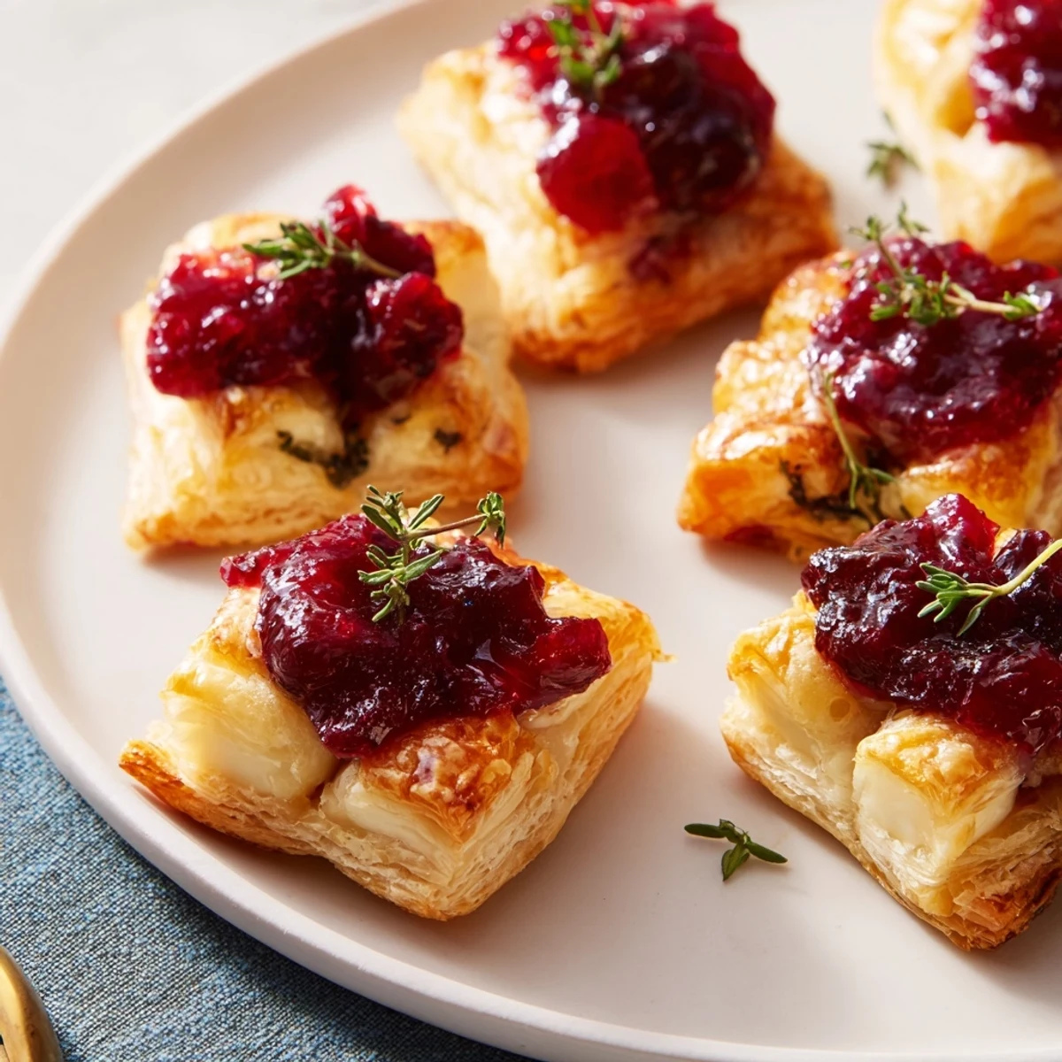 This Joy to the World festive appetizer trio features mini caprese skewers with juicy tomatoes and fresh basil beside flaky pastry bites.
