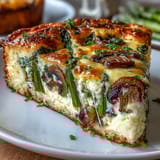 Asparagus Mushroom Frittata Sourdough