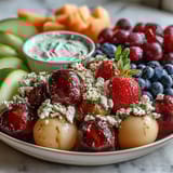 Melon Fruit Platter Honey Lime