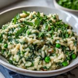 Spring Pea Mint Risotto