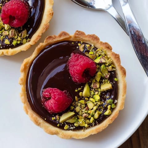 Savor decadent chocolate ganache tartlets, perfect for your dessert table delight.  