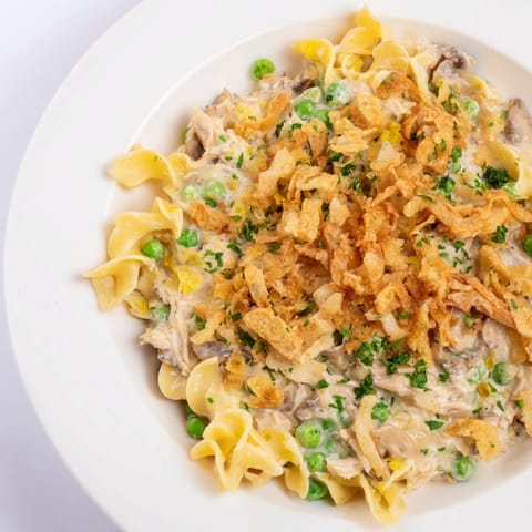 Tuna Noodle Casserole Crispy