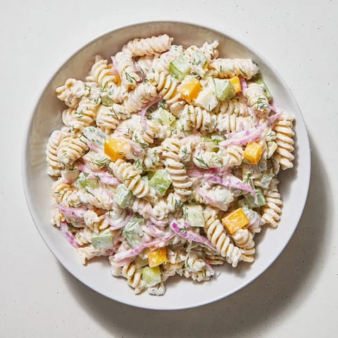 Dill Pickle Pasta Salad