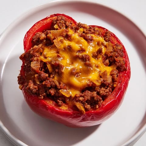 Sloppy Joe Stuffed Peppers