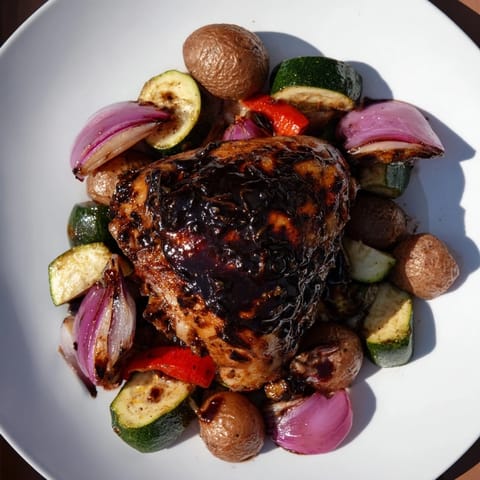 Black Garlic Balsamic Chicken