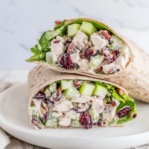 Cranberry Pecan Chicken Wrap
