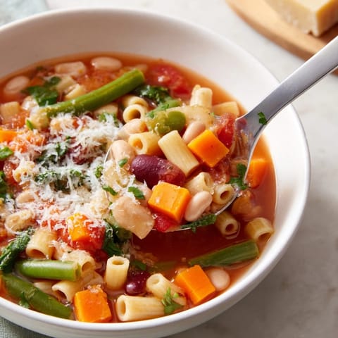 Veggie-Packed Minestrone Pasta