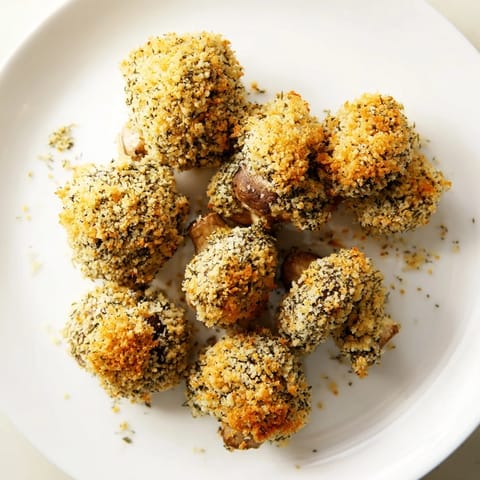 Ranch Seasoned Crispy Mushrooms