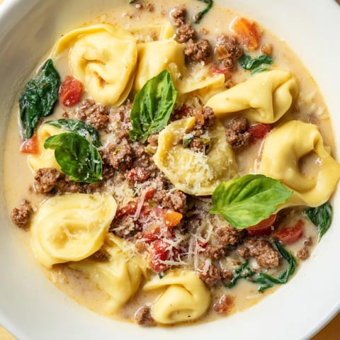 Tortellini Beef Soup Warmth