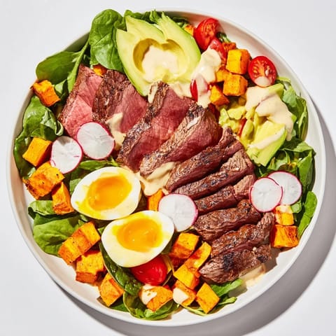 High-Protein Beef Avocado Bowl
