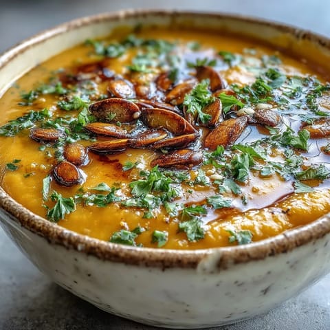 Roasted Broccoli Butternut Squash Soup