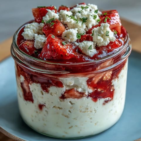 Cottage Strawberry Cheesecake Oats