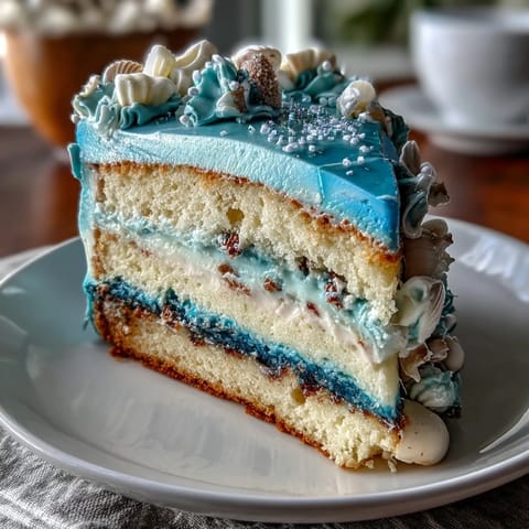 Pisces Birthday Cake Ombre