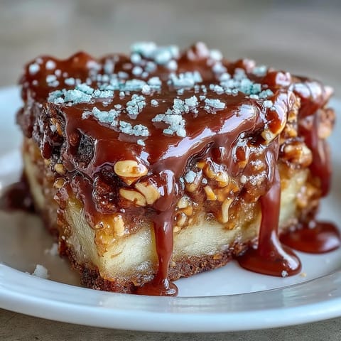 Caramel apple slices with chocolate drizzle make a delightful treat, perfect for parties and holiday gatherings.