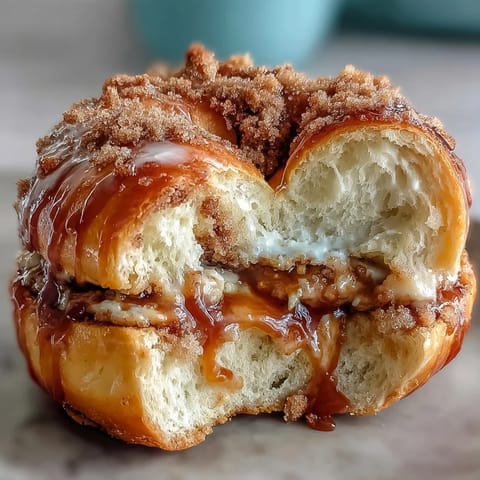 Fluffy yogurt bagels with cinnamon swirl, golden brown and topped with cinnamon sugar, ready to serve for breakfast.  