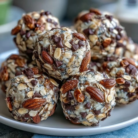 Wholesome energy balls made with oats, peanut butter, and mini chocolate chips, ideal for pre-game fuel or post-game recovery.  