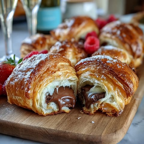 A vibrant Mothers Day brunch board with assorted pastries, fresh fruit, and mimosas for a festive morning celebration.