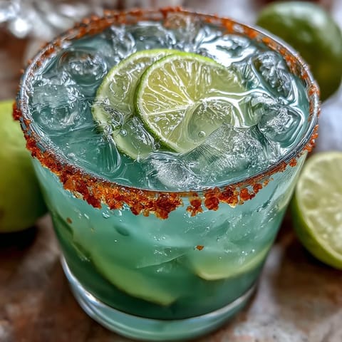 Zesty lime and orange mocktail with sparkling water, served in a glass with a salted rim for Cinco de Mayo.