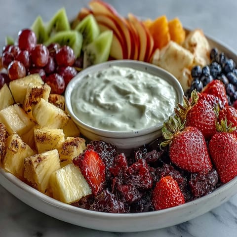 Spring Fruit Table Platter Yogurt #467