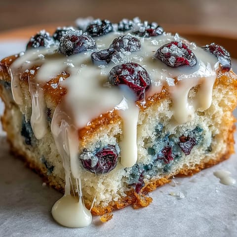 Chewy white chocolate lemon blueberry blondies bursting with fruity, citrusy flavor.