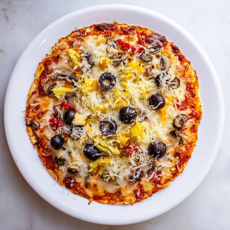 Crispy tortilla pizza, featuring melted mozzarella and colorful pantry toppings for a simple dinner.