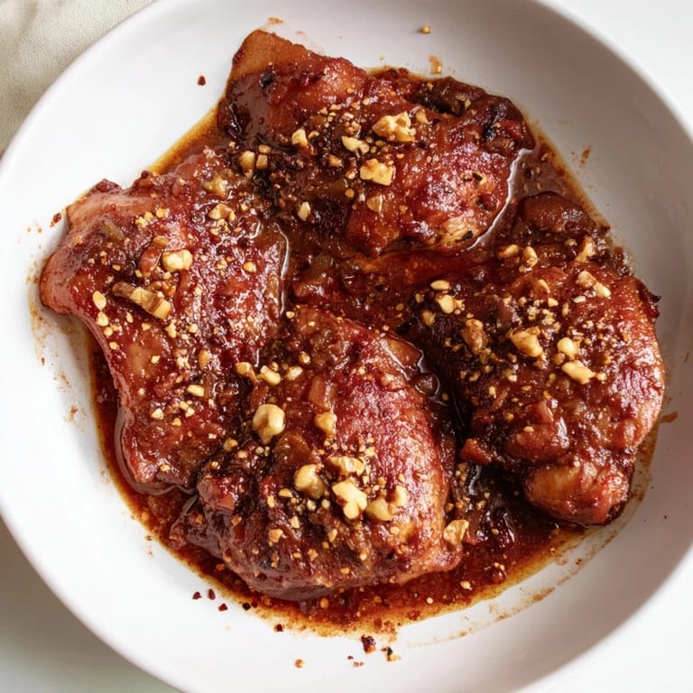 This delicious Budget Fesenjan Stew offers tender chicken and a complex, tangy flavor perfect for dinner.