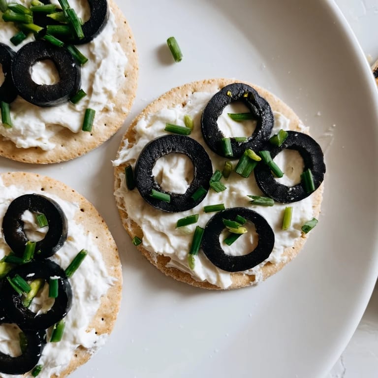 Freshly made Gold Medal Olympic Ring Appetizers with vibrant toppings, ready to enjoy at a party.