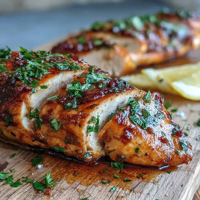 Seasoned Oven Baked Chicken Breast paired with roasted vegetables on a plate for a wholesome weeknight dinner.