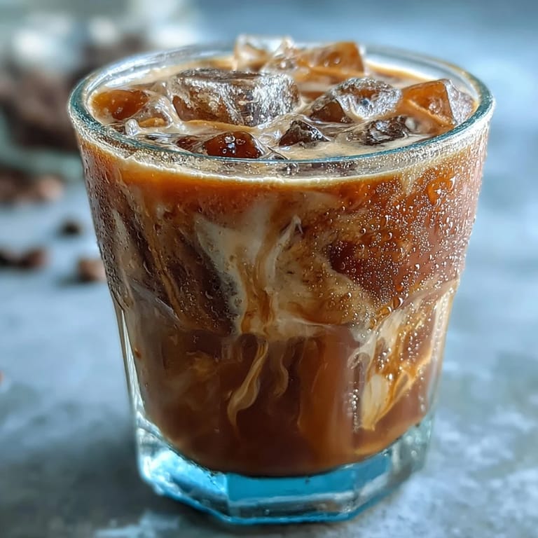 Refreshing Japanese iced hojicha latte made with milk, aromatic roasted tea, and natural maple sweetness in tall glasses.