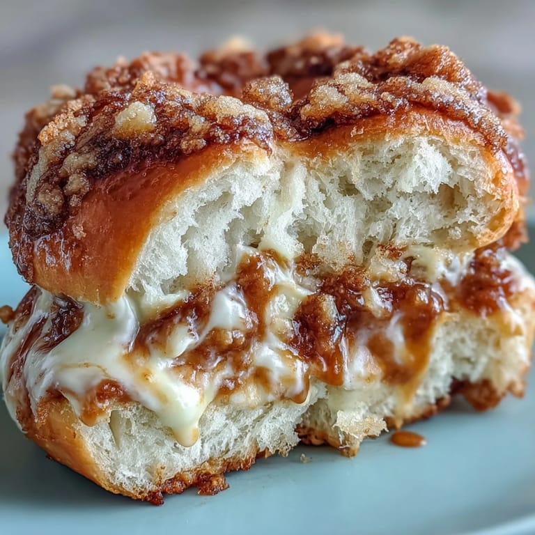 Homemade bagels with Greek yogurt dough, sweet cinnamon filling, and a glossy egg wash, fresh from the oven.  
