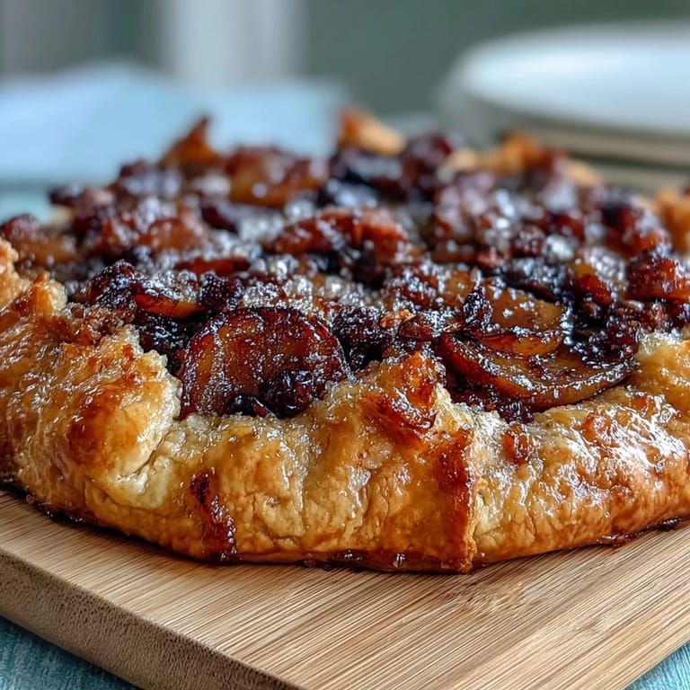 Rustic galette showcasing ripe summer stone fruits nestled on luscious frangipane, all encased in a golden, buttery pastry—perfect for a relaxed summer dessert.