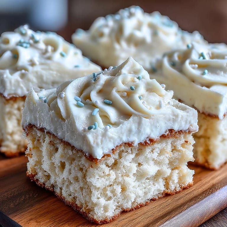Soft vanilla sheet cake baked to perfection and finished with rich vanilla buttercream, ideal for Class of 2026 graduation parties.
