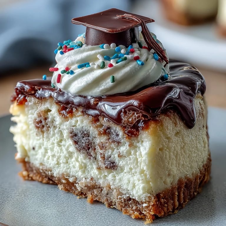 Decadent, bite-sized cheesecake with graham cracker crust, ready for a party.