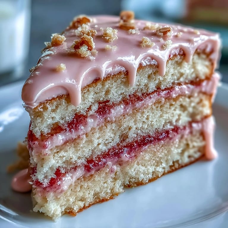 Fluffy Bridal Shower Rosé Velvet Cake slices adorned with shimmering gold, perfect for celebrations.