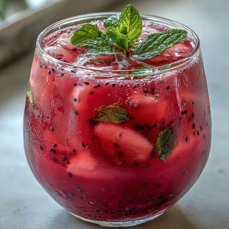 Refreshing Dragon Fruit Lemonade with Chia Seeds, perfect for a sunny afternoon.