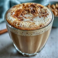 Creamy dandelion tea latte with oat milk and vanilla, a soothing caffeine-free drink with frothy texture and warm aroma.